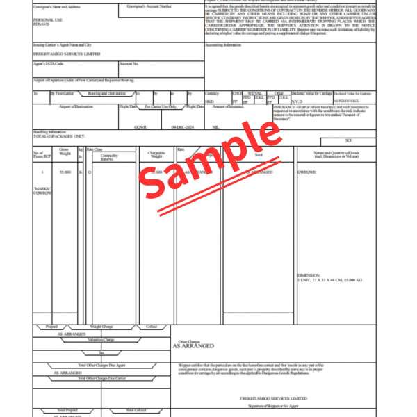 What is an Air Waybill and Why is it Important